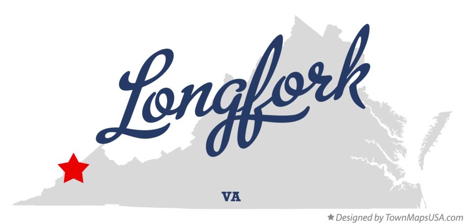 Map of Longfork Virginia VA
