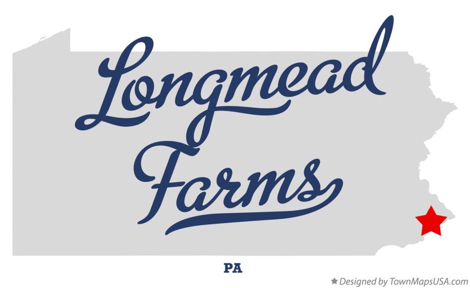 Map of Longmead Farms Pennsylvania PA