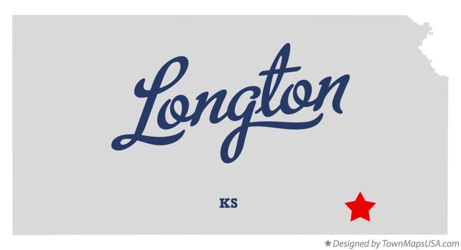 Map of Longton Kansas KS