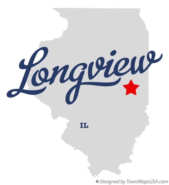 Map of Longview Illinois IL