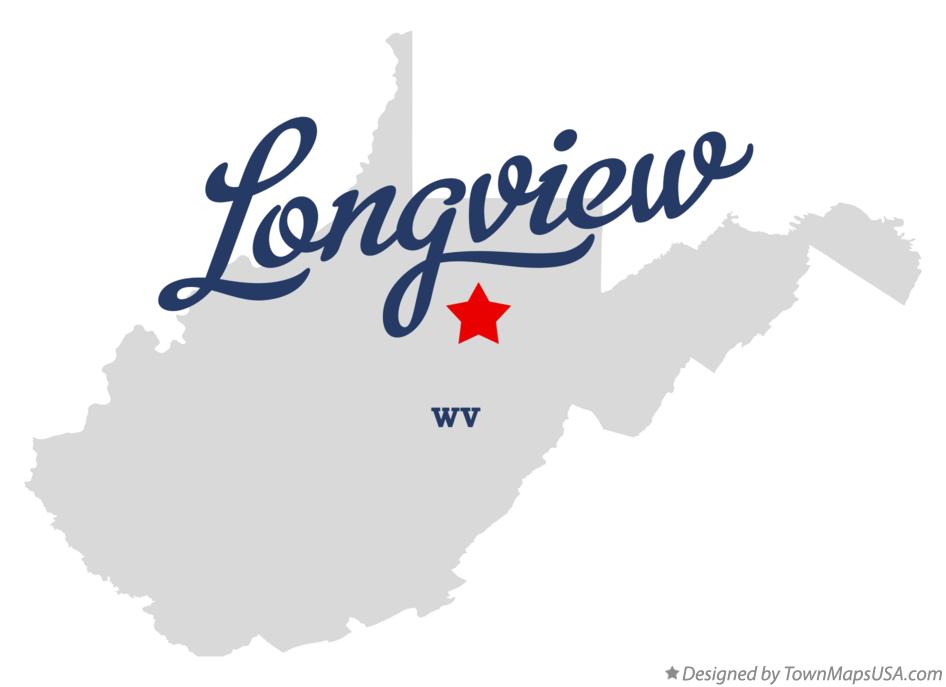 Map of Longview West Virginia WV
