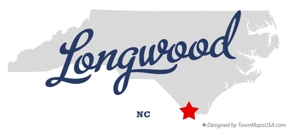 Map of Longwood North Carolina NC