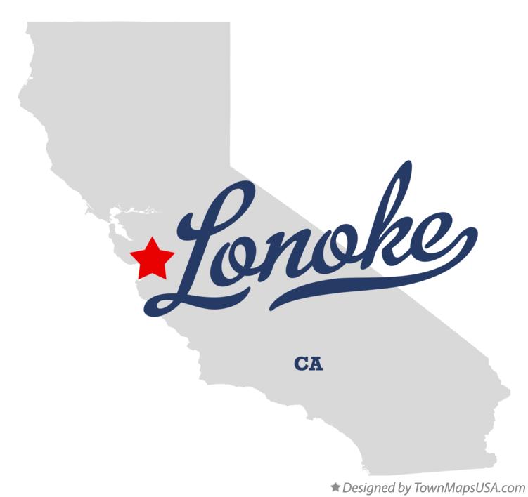 Map of Lonoke California CA