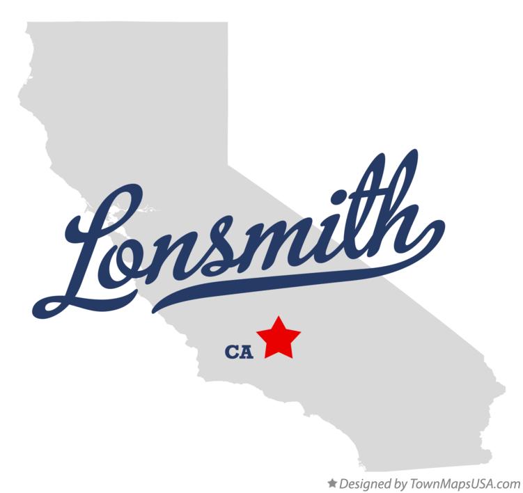 Map of Lonsmith California CA