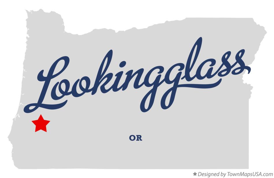Map of Lookingglass Oregon OR