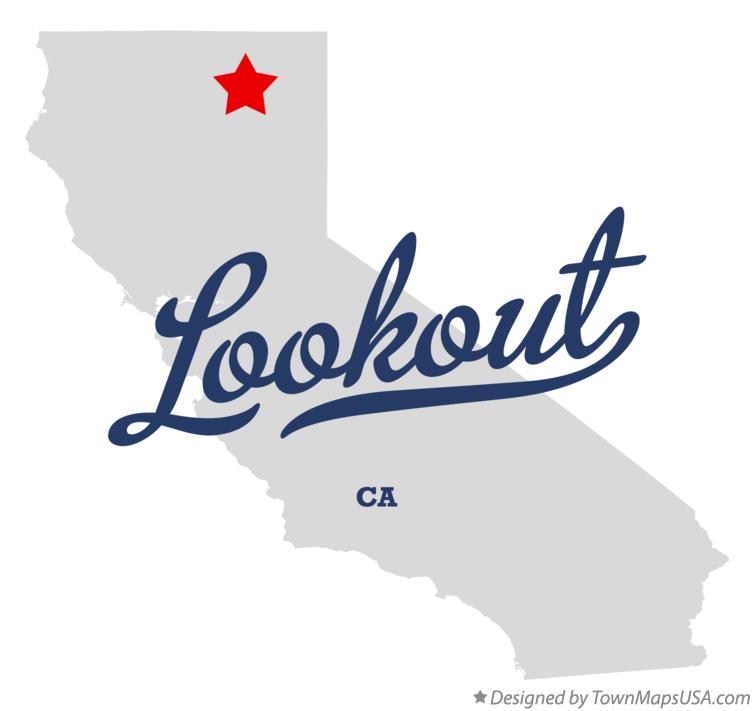 Map of Lookout California CA