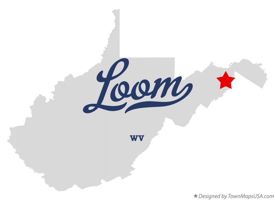 Map of Loom West Virginia WV