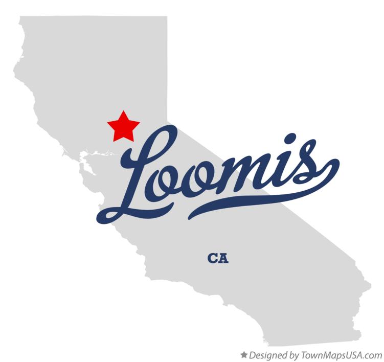 Map of Loomis California CA
