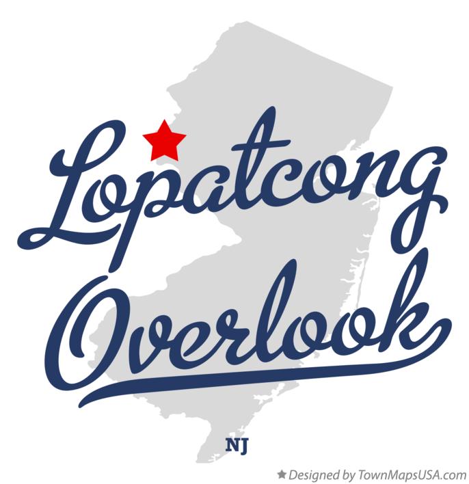 Map of Lopatcong Overlook New Jersey NJ