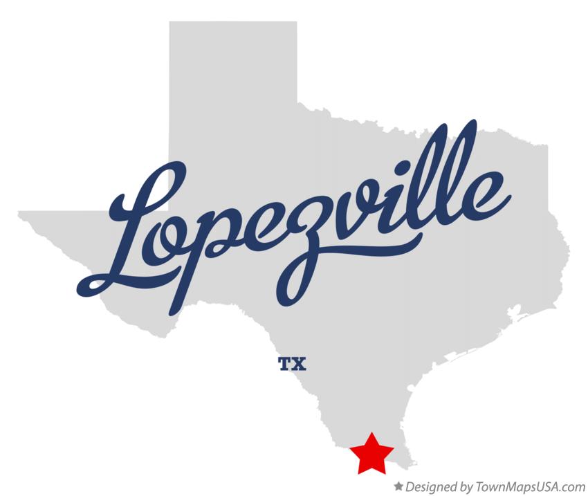 Map of Lopezville Texas TX
