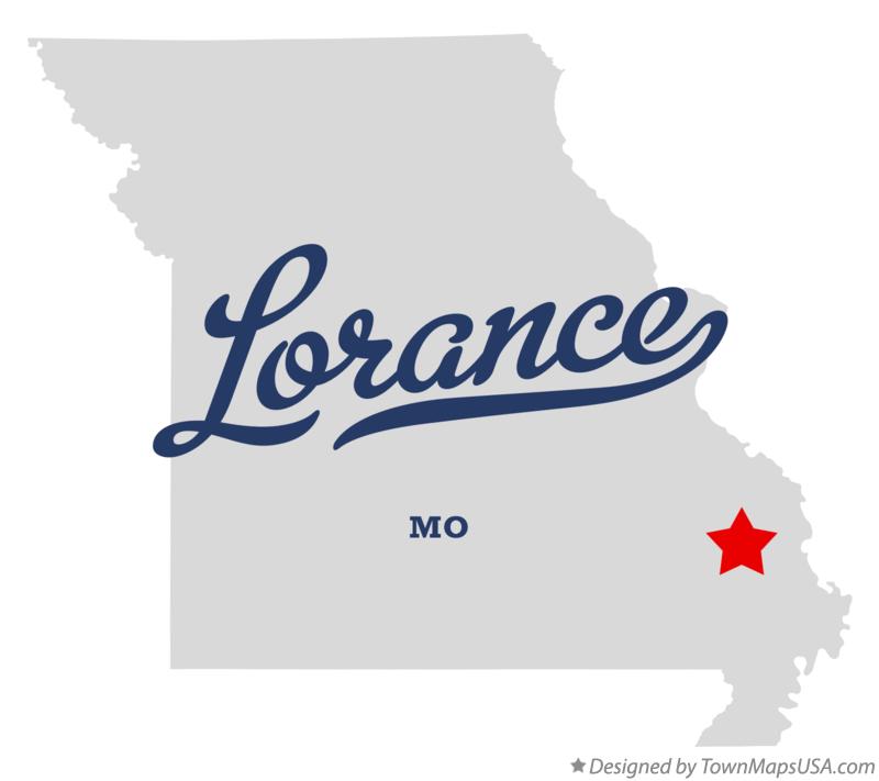 Map of Lorance Missouri MO