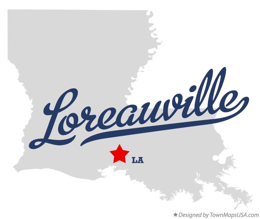 Map of Loreauville Louisiana LA
