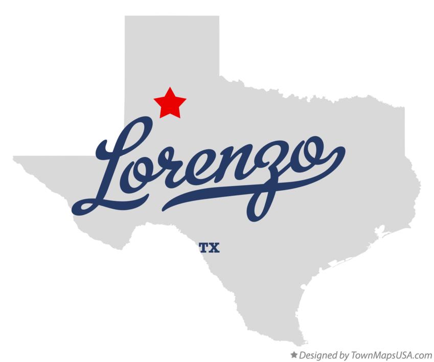 Map of Lorenzo Texas TX