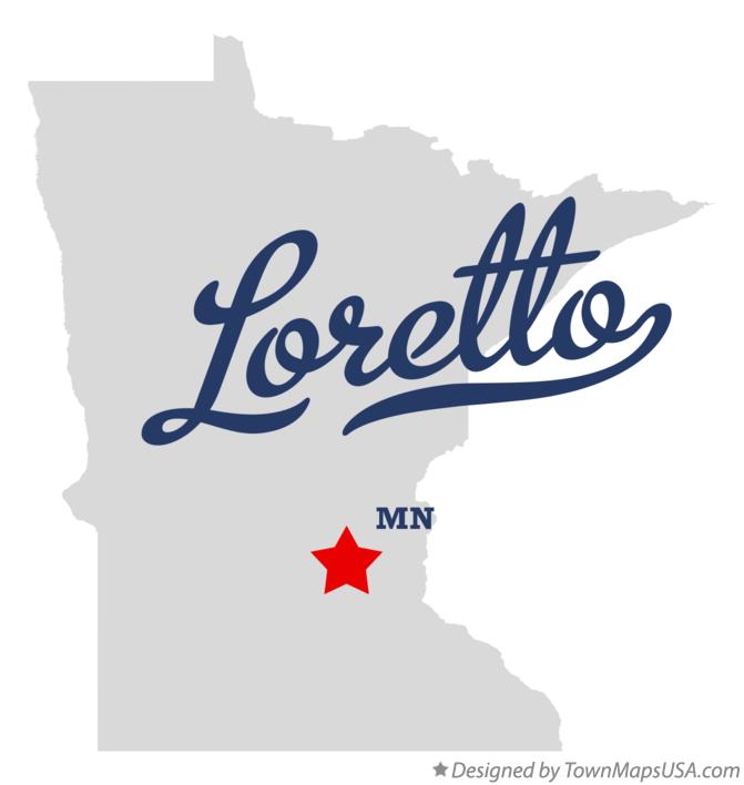 Map of Loretto Minnesota MN
