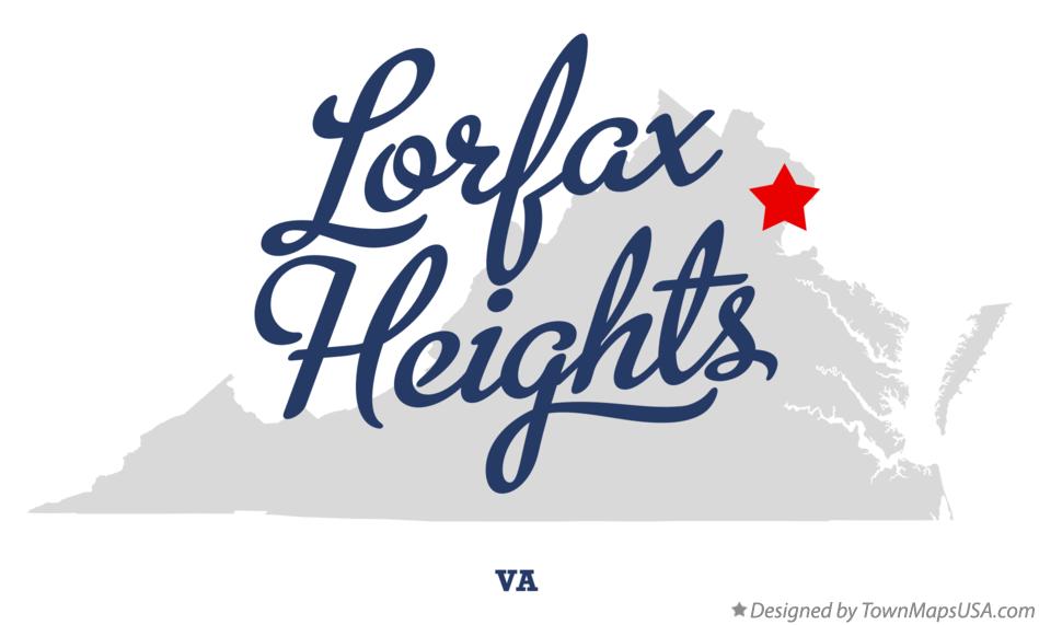 Map of Lorfax Heights Virginia VA