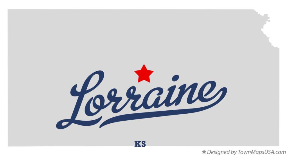 Map of Lorraine Kansas KS