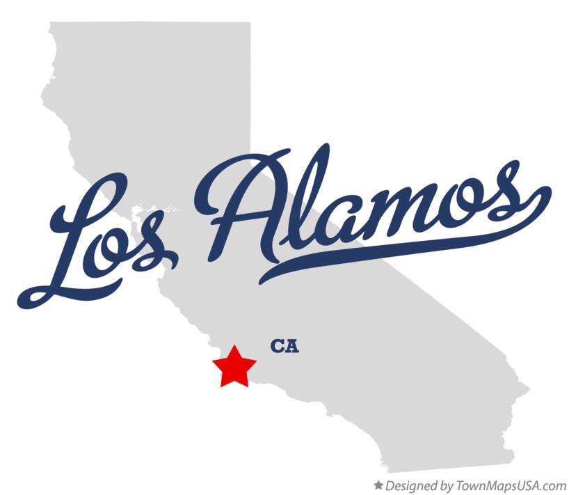 Map of Los Alamos California CA