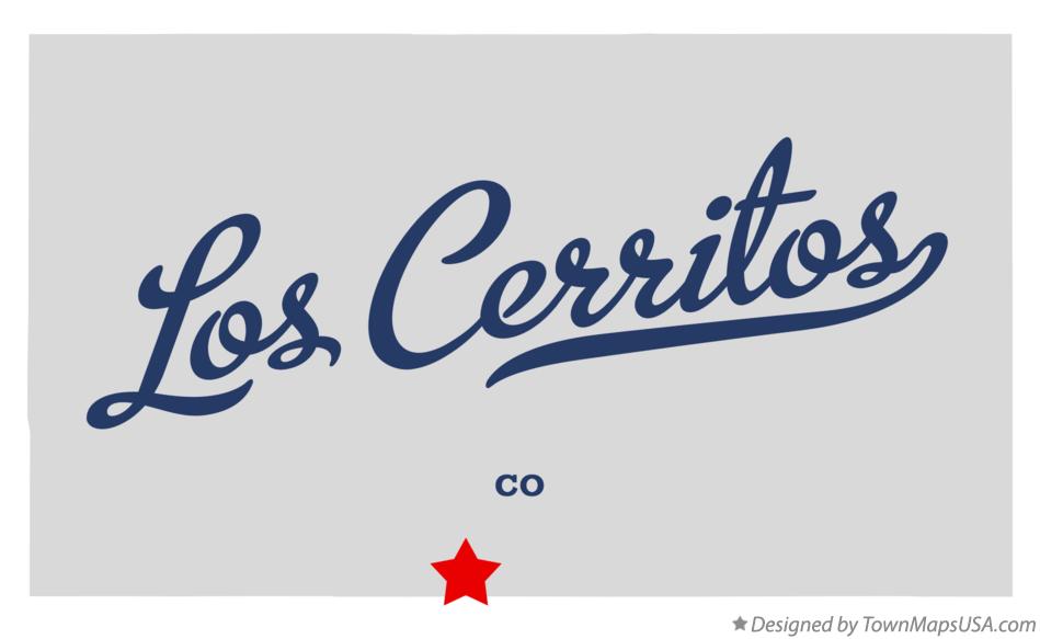 Map of Los Cerritos Colorado CO