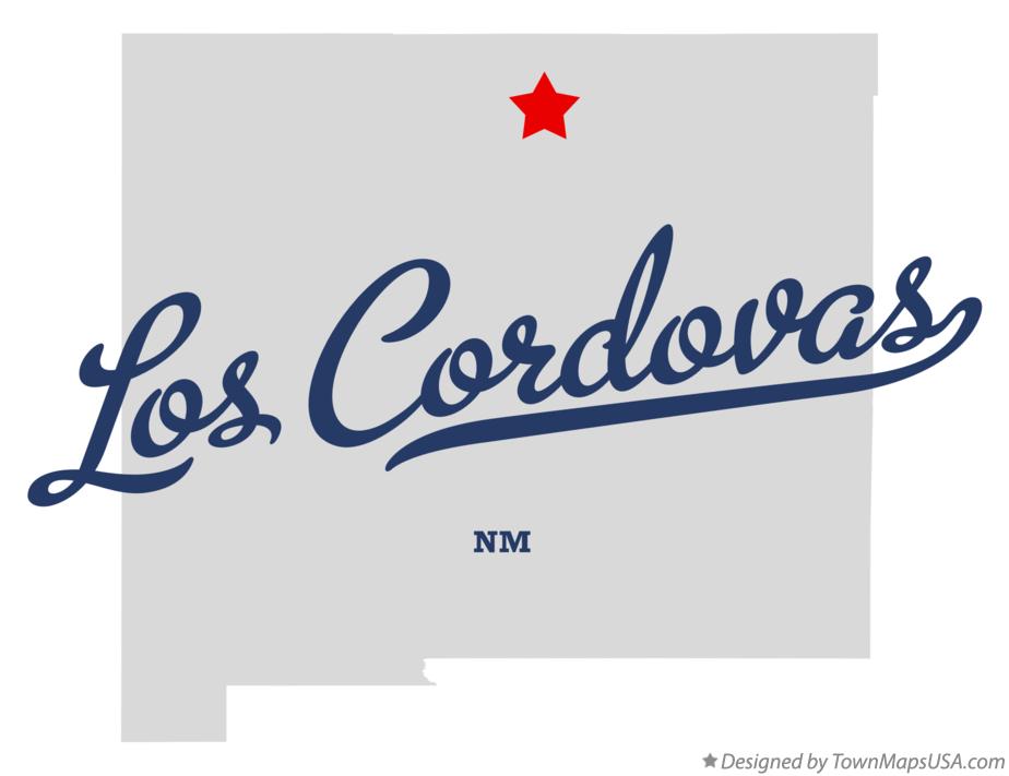 Map of Los Cordovas New Mexico NM