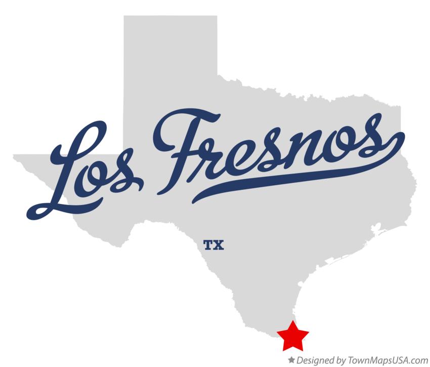 Map of Los Fresnos Texas TX