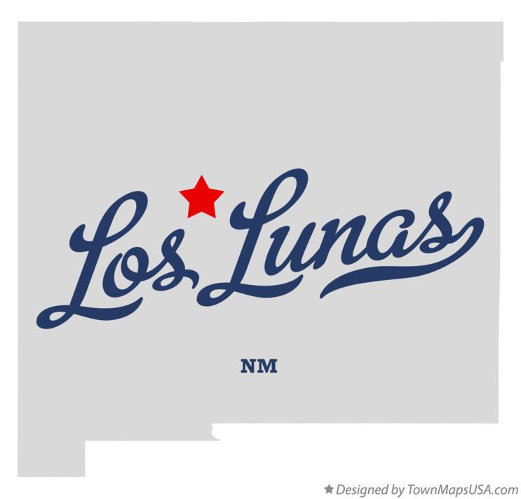 Map of Los Lunas New Mexico NM