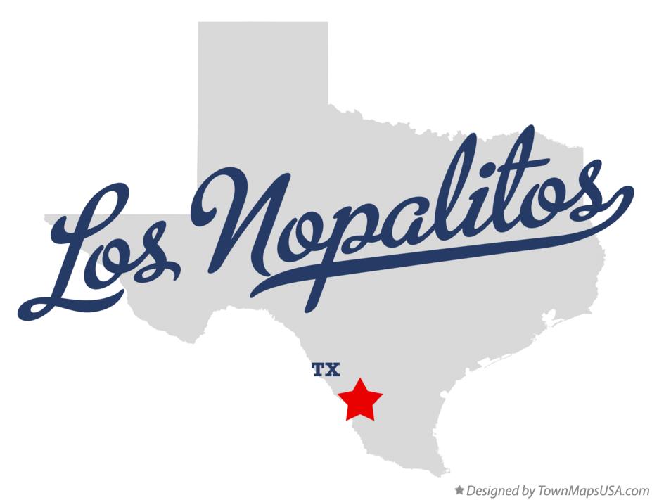 Map of Los Nopalitos Texas TX