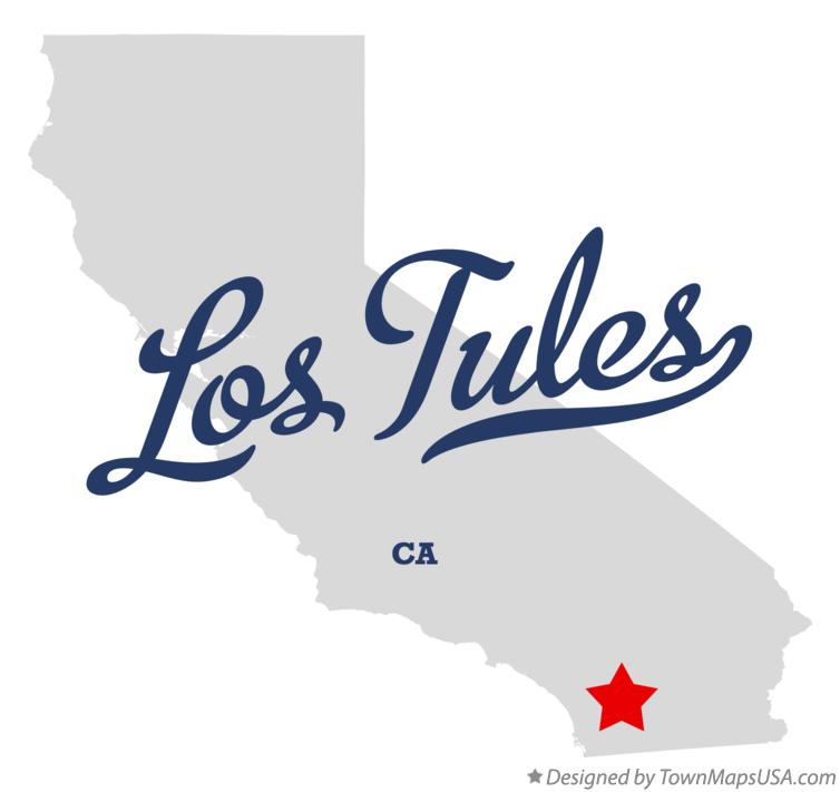 Map of Los Tules California CA