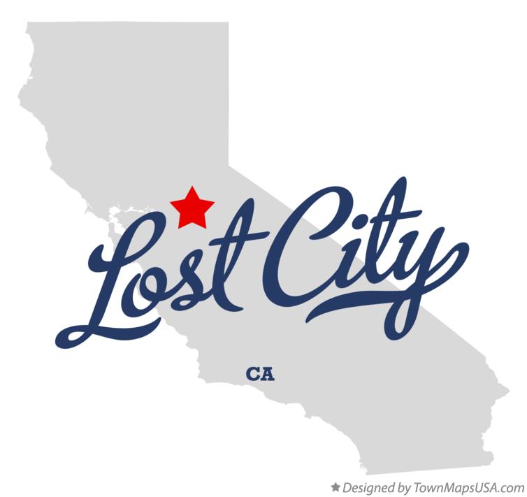 Map of Lost City California CA