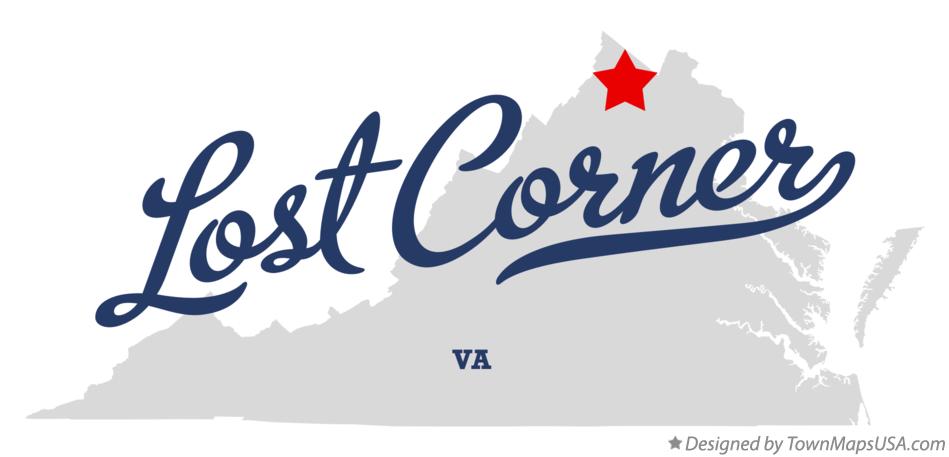Map of Lost Corner Virginia VA