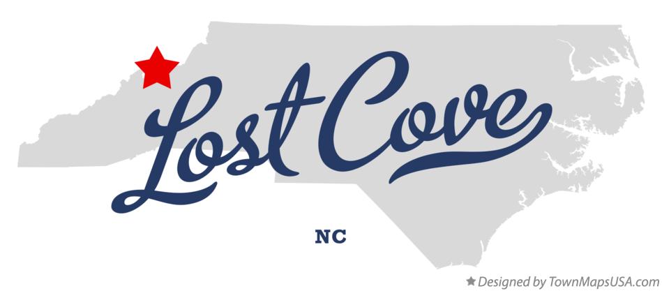 Map of Lost Cove North Carolina NC