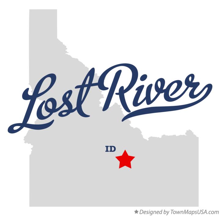 Map of Lost River Idaho ID