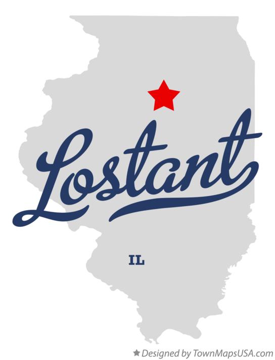 Map of Lostant Illinois IL