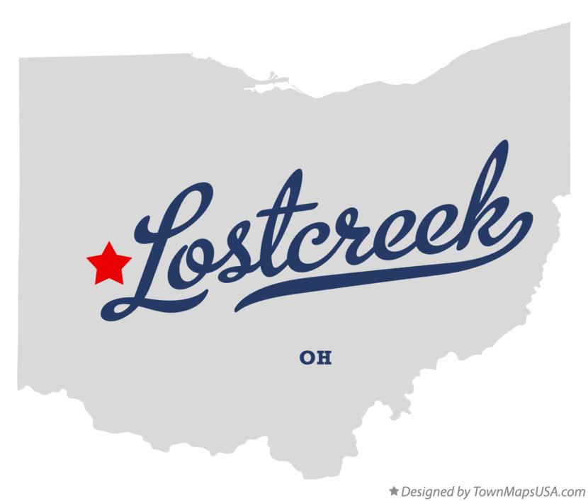 Map of Lostcreek Ohio OH