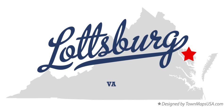 Map of Lottsburg Virginia VA