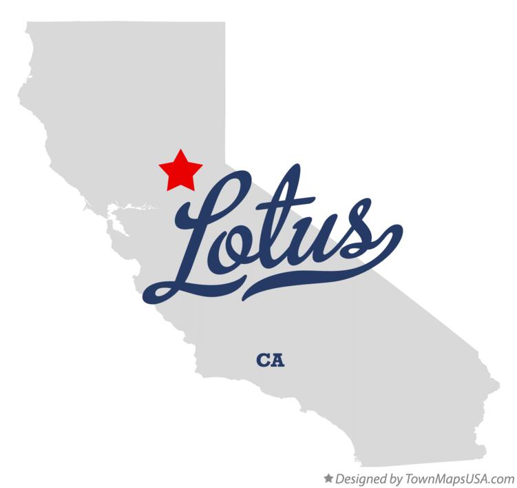 Map of Lotus California CA