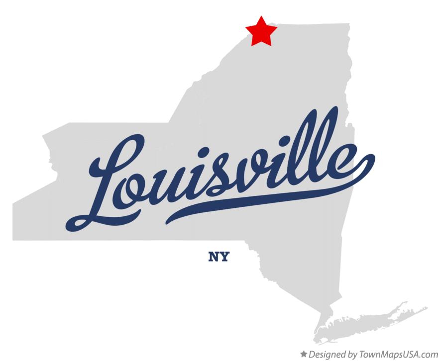 Map of Louisville New York NY