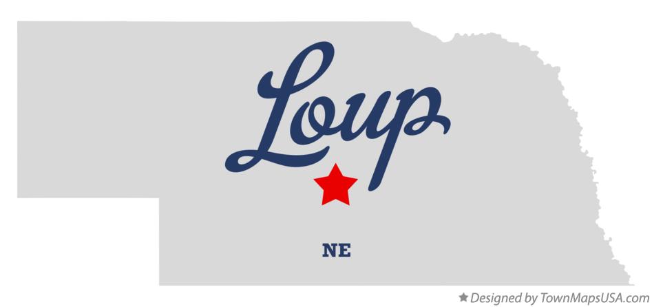 Map of Loup Nebraska NE