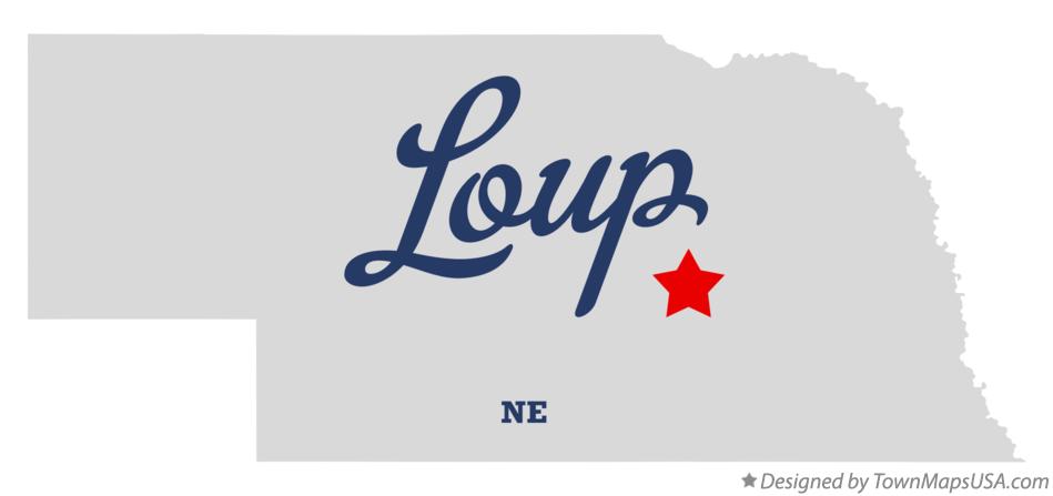 Map of Loup Nebraska NE