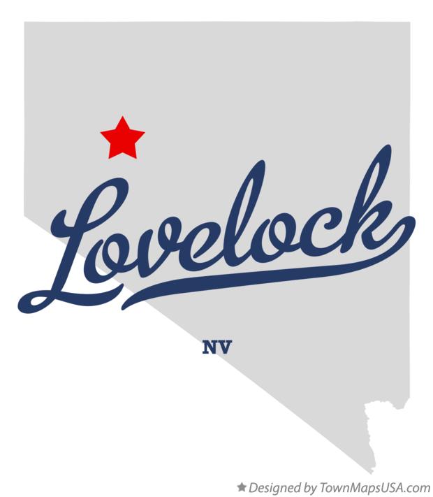 Map of Lovelock Nevada NV