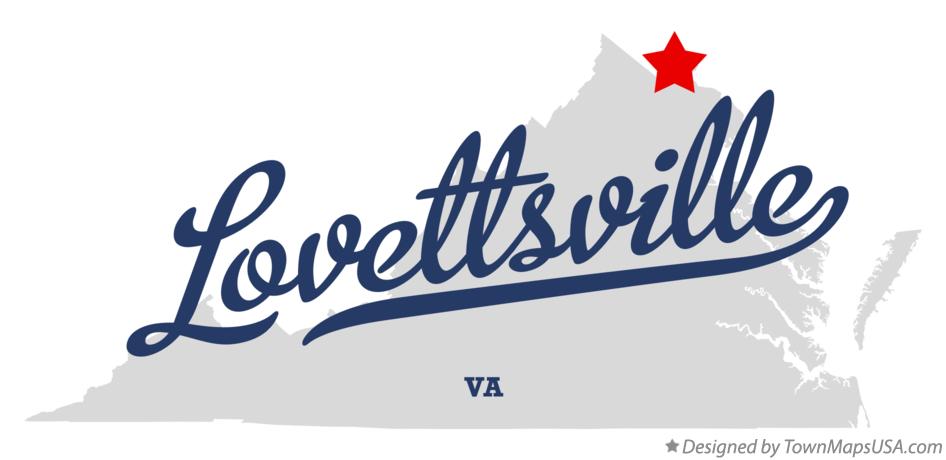 Map of Lovettsville Virginia VA
