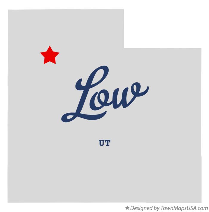 Map of Low Utah UT
