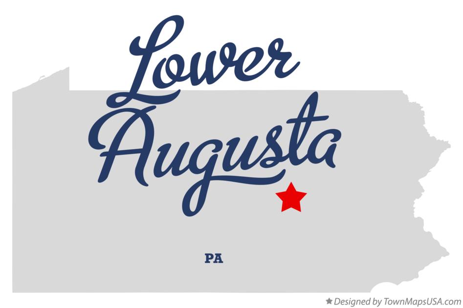 Map of Lower Augusta Pennsylvania PA