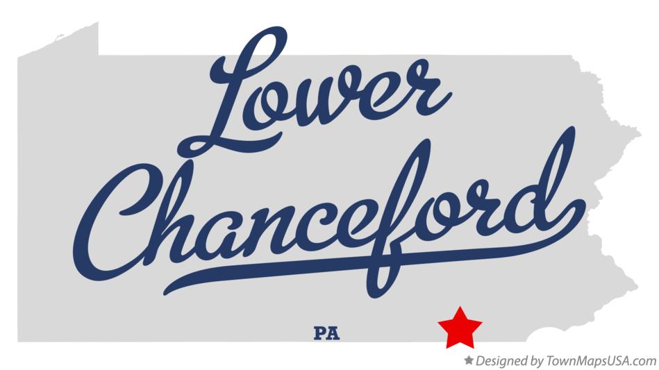 Map of Lower Chanceford Pennsylvania PA