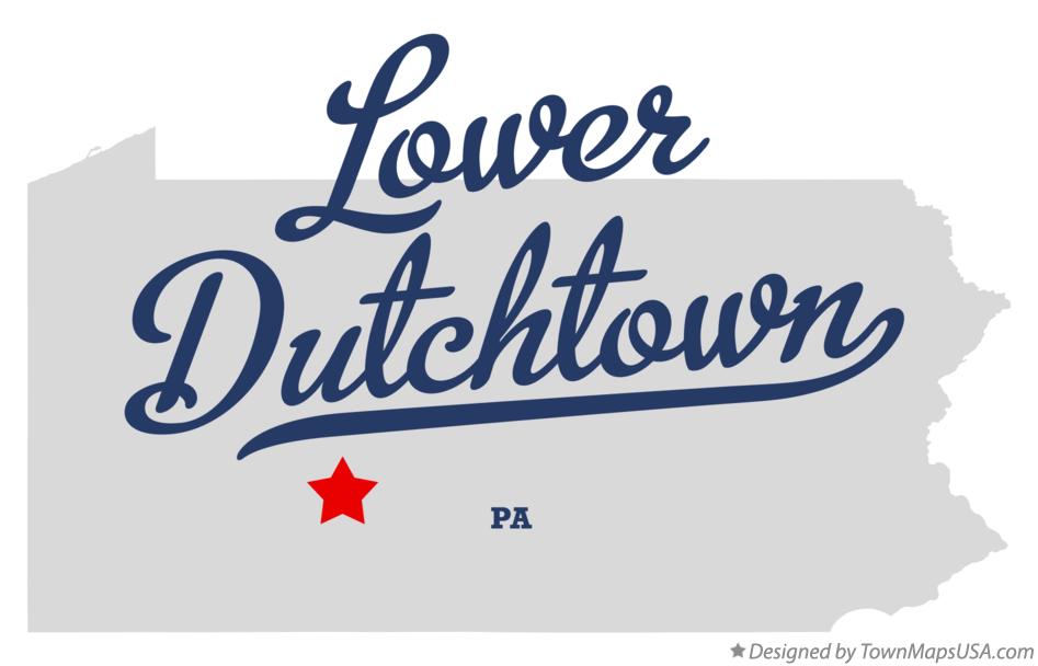 Map of Lower Dutchtown Pennsylvania PA