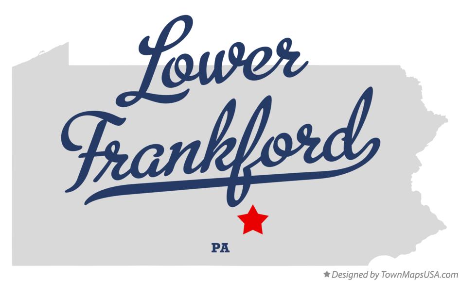 Map of Lower Frankford Pennsylvania PA