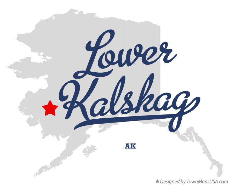 Map of Lower Kalskag Alaska AK