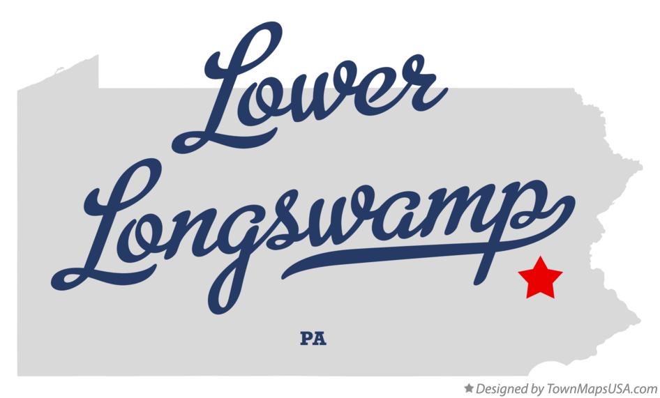 Map of Lower Longswamp Pennsylvania PA