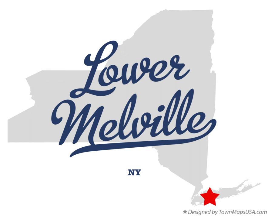 Map of Lower Melville New York NY