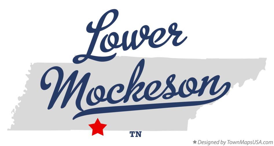 Map of Lower Mockeson Tennessee TN