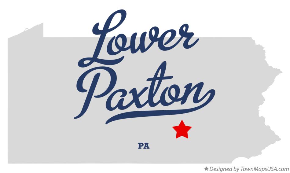 Map of Lower Paxton Pennsylvania PA